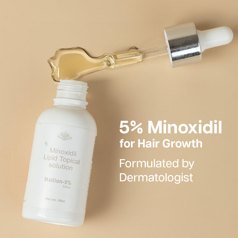 Hair Growth Lotion By Dermatologist | Mallion Minoxidil Lotion by SkinMumma