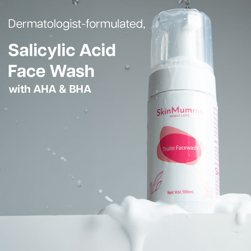 Acne Control Face Wash By Dermatologist | Truite Salicylic Acid Face Wash by SkinMumma