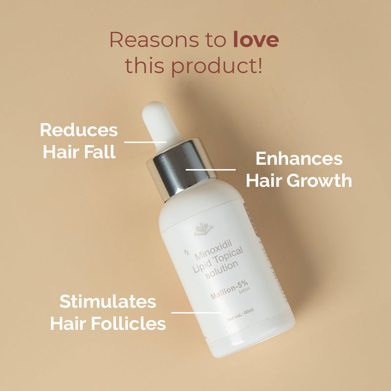 Hair Growth Lotion By Dermatologist | Mallion Minoxidil Lotion by SkinMumma
