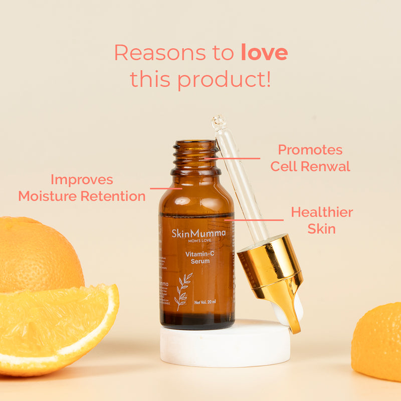 Skin Brightening Serum By Dermatologist | Vitamin C Serum by SkinMumma