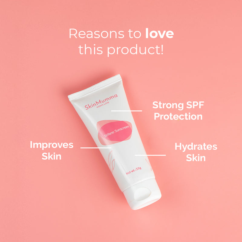 Non-Sticky, No White Cast Sunscreen by Dermatologist |  Stifano Sunscreen by SkinMumma