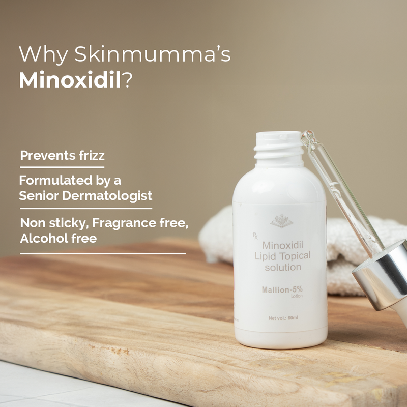 Hair Growth Lotion By Dermatologist | Mallion Minoxidil Lotion by SkinMumma