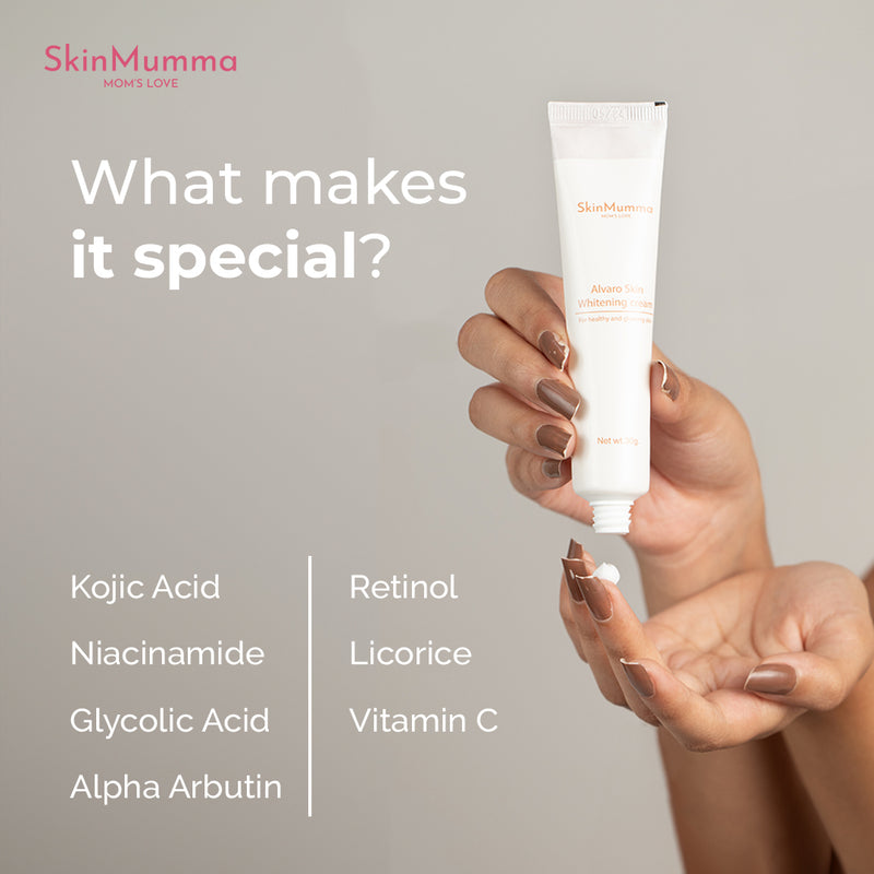 Hyperpigmentation Cream By Dermatologist | Alvaro Kojic Acid Cream by SkinMumma