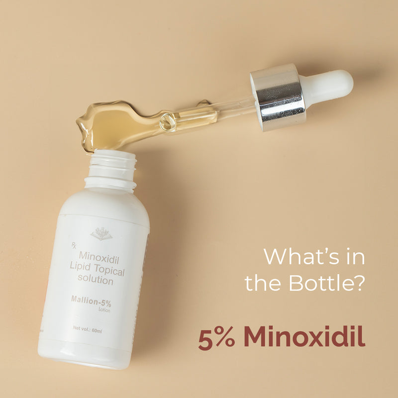 Hair Growth Lotion By Dermatologist | Mallion Minoxidil Lotion by SkinMumma
