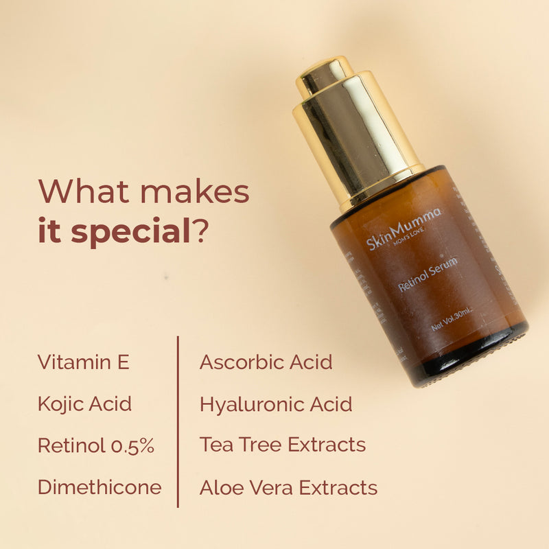 Anti-Ageing Serum By Dermatologist | Retinol Face Serum by SkinMumma