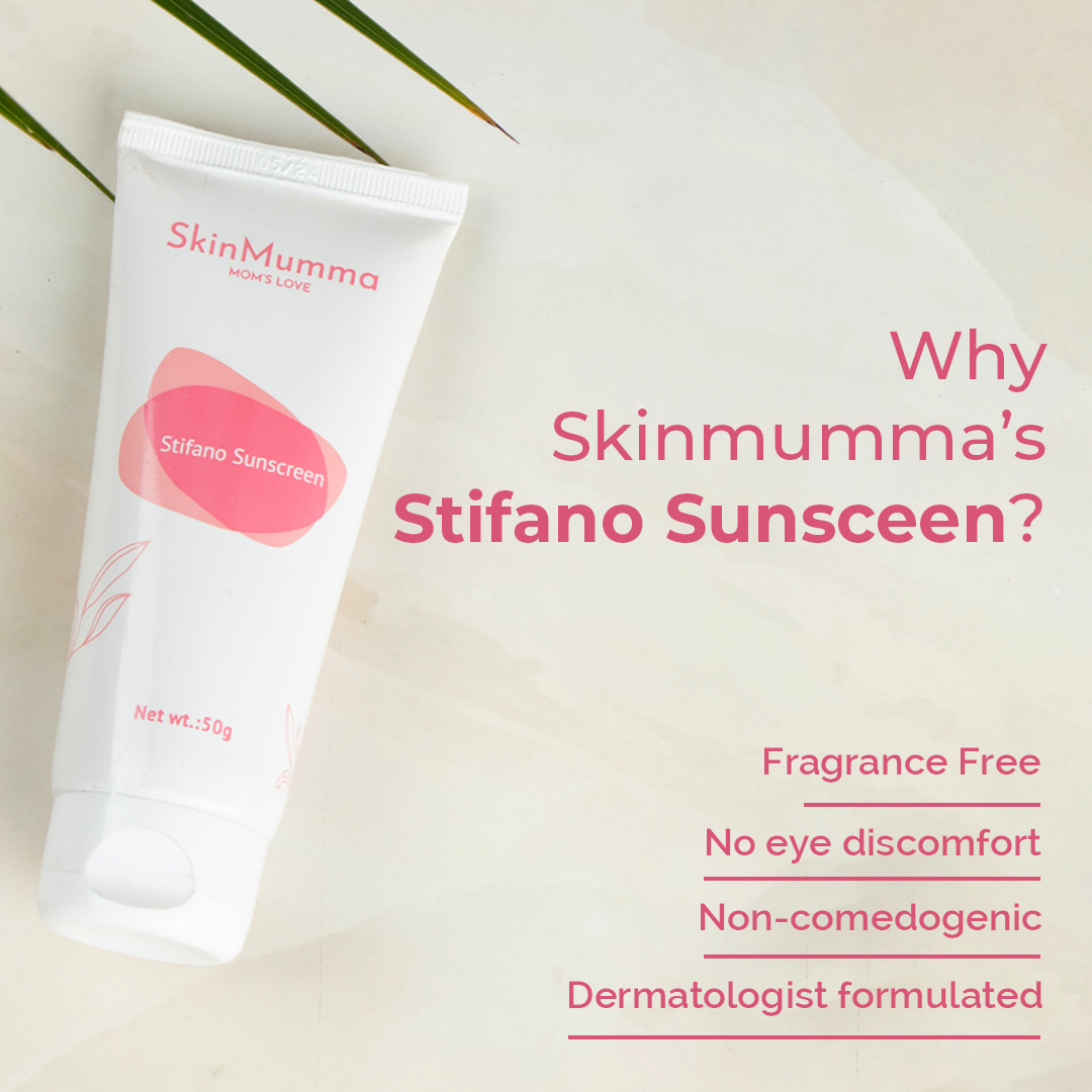 Non-Sticky, No White Cast Sunscreen by Dermatologist |  Stifano Sunscreen by SkinMumma