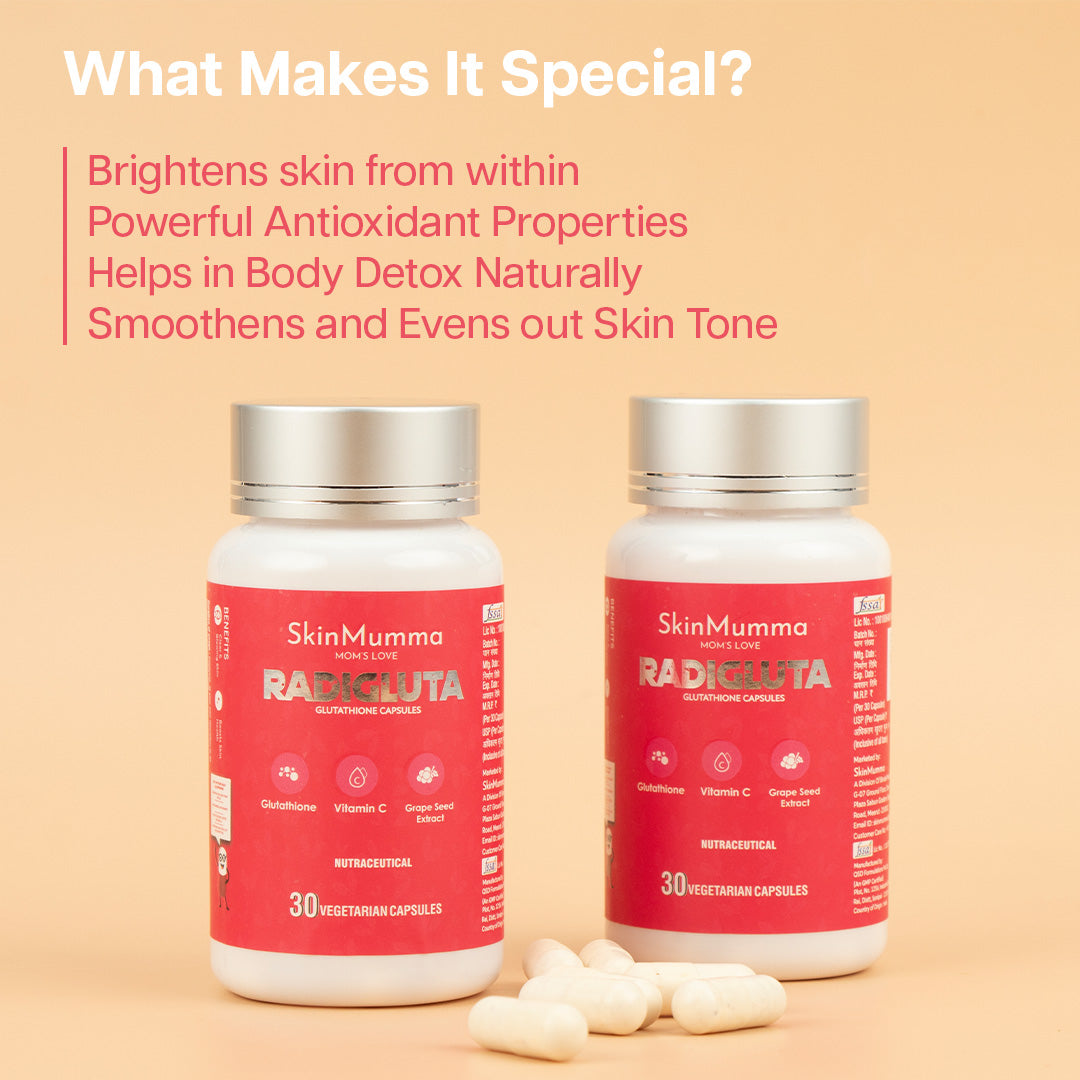 SkinMumma Mom’s Love RadiGluta Glutathione Capsules