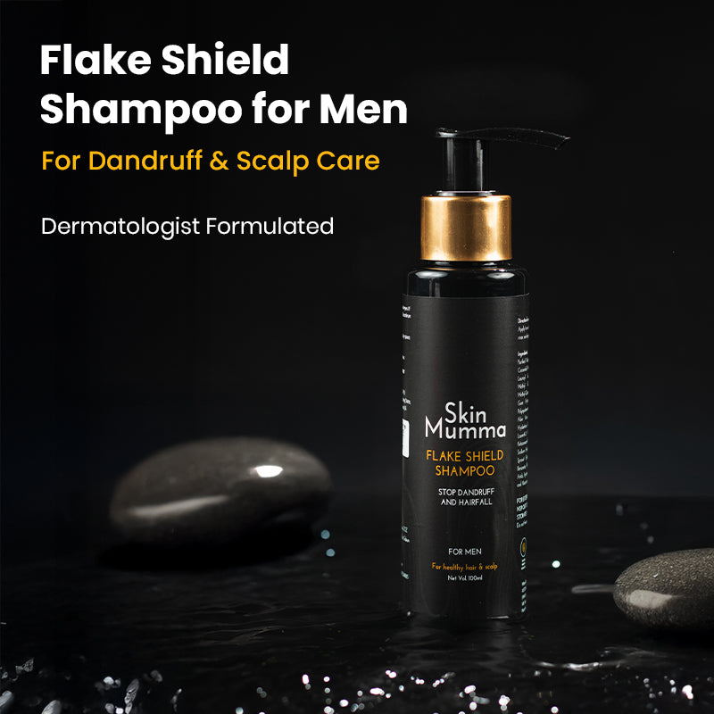 Daily Use Anti-Dandruff Shampoo for Men with Hairfall Control | Flake Shield Shampoo by SkinMumma
