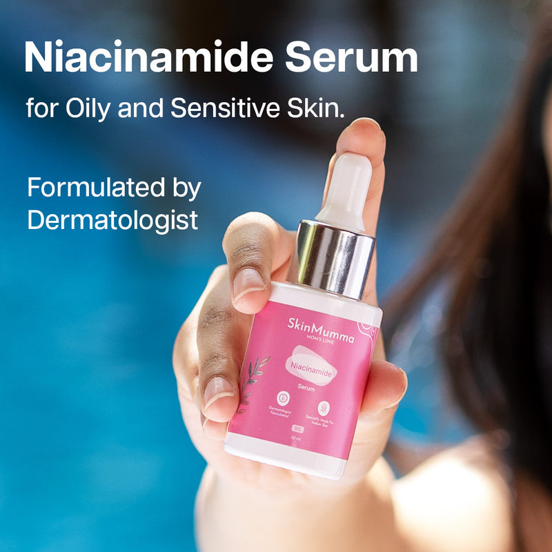 Oil Control & Sensitive Skin Serum By Dermatologist | Niacinamide Serum by SkinMumma