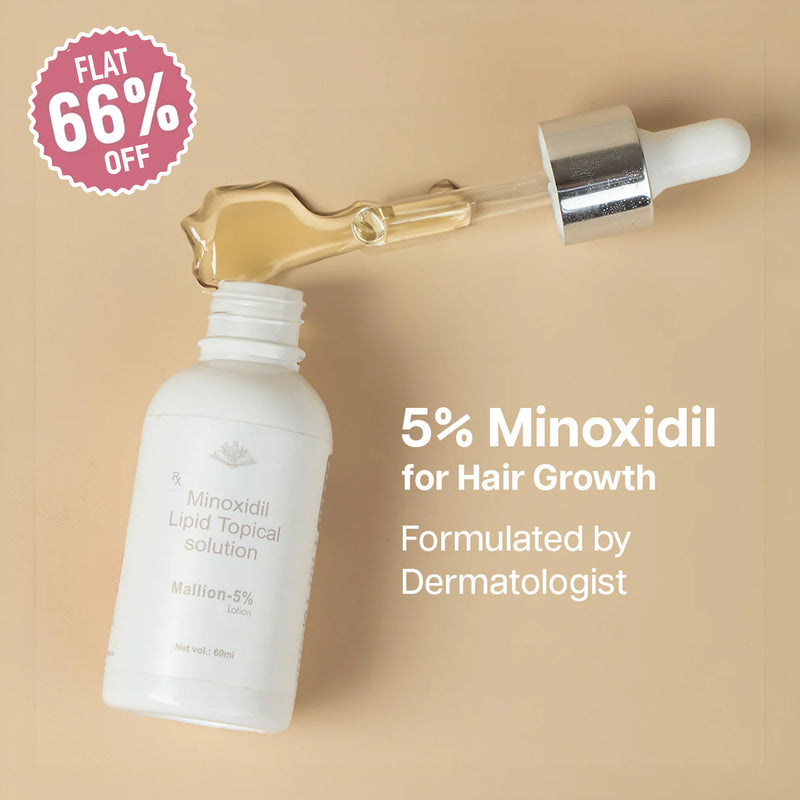 Hair Growth Lotion By Dermatologist | Mallion Minoxidil Lotion by SkinMumma