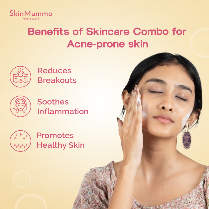Clear Skin Acne Solution Combo By Dermatologist | SkinMumma