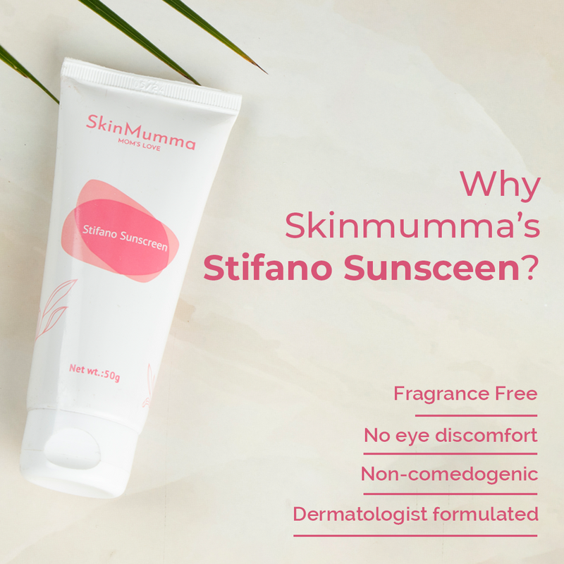 SkinMumma Stifano Sunscreen | No White Cast | Non sticky, fragrance free | For oily and dry skin